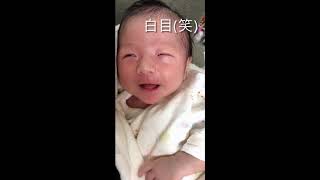 赤ちゃんの新生児微笑