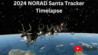 2024 NORAD Santa Tracker - Timelapse