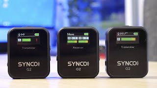 Двухканальная радиоситема SYNCO G2(A2) + Петличный микрофон SYNCO Lav-S6