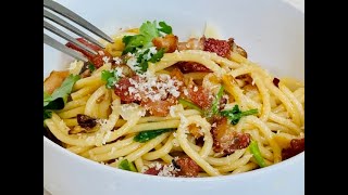 10 Garlic-Bacon Spaghetti - So Delicious!