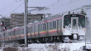 E129系B13編成　信越本線下り普通439M 　長岡→新潟→吉田【4K】