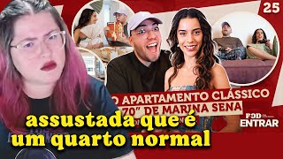 REAGINDO AO APARTAMENTO VINTAGE DA MARINA SENA | Cortes da Bel