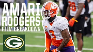 Green Bay Packers WR Amari Rodgers Film Breakdown (Clemson)