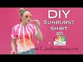 how to create a sunburst t shirt tulip colorshot