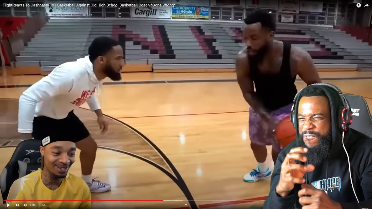 FLIGHT'S DELUSION IS BAD!! Cashnasty 1v1 Against Old High School Basketball Coach *Gone Wrong*!