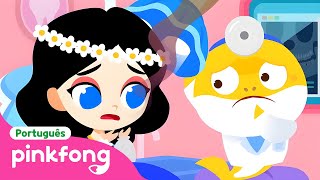 Bebê Tubarão Dentista 🏥 | Princesas e Amigos do Mar | + Completo | Pinkfong! Canções para Crianças