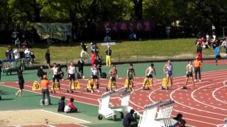 20170423 大阪陸上競技カーニバル　男子中学　100m　決勝