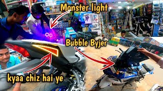 Cheapest😱 Bike Accessories Wholesale Market in Durgapur//Ajjj to maja🤩 aa gya