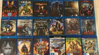 My Marvel Cinematic Universe DVD Collection