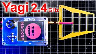 PCB Yagi 2.4GHz Antenna for Wi-Fi, Bluetooth, HackRF...