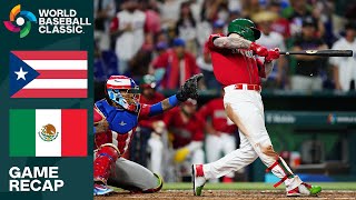 Puerto Rico vs Mexico Game Highlights | 2023 World Baseball Classic