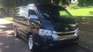 Hiace 2014 4WD 10 Seater Pearl Black, 5000 kms For Sale @ Edward Lees