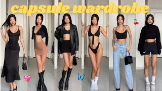 How many outfits can I create from 30 basic items? | Capsule wardrobe