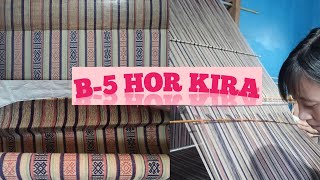 The steps of weaving B-5 Hor kira || Half kira || step by step || Bhutan ♥️