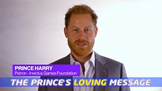 💝 Prince Harry's loving message 💡  | #shorts