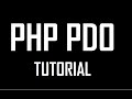 PHP Data Objects (PDO) Tutorials: UPDATE DATA IN DATABASE 2017