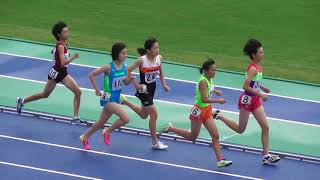 2018年度　全日本中学校通信陸上競技　兵庫県大会　女子　1500ｍ　予選2組