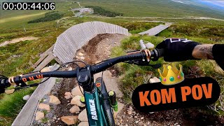 KOM ON THE GNARLIEST DH TRACK!!! (GLENCOE BLACK)