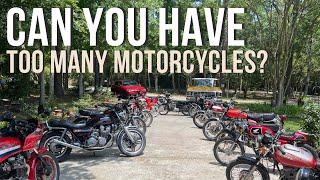 Can you have too many motorcycles? #hondacb  #cb750 #vintagemotorcycles
