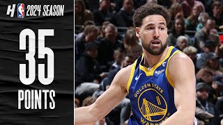 Klay Thompson with 35 Points OFF THE BENCH vs Jazz 🔥