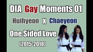 DIA(다이아) Gay Moment 01 Huihyeon(기희현) 's  one-sided love(짝사랑) to Chaeyeon(정채연) [Catchae]