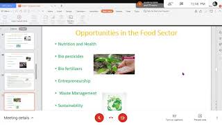 MICROBES FOR GOOD HEALTH & OPPORTUNITIES FOR MICROBIOLOGISTS IN FOOD AND ALLIED INDUSTRIES