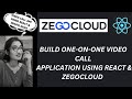 Build One-On-One Video Call App Using React & ZEGOCLOUD | ReactJS Simple Project  #zegocloud