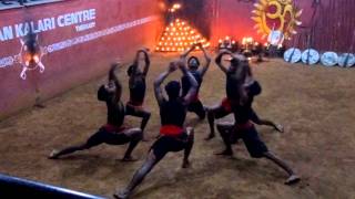 Kalari Payatthu A - Kerala Traditional Martial Arts (Opening Blessing Ceremony) Dec 2011 India