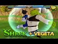 Shrek and Vegeta Fusion| Shrek vs Goku | Rare Fusion | DBZ Tenkaichi 3 (MOD)