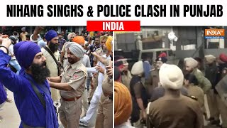 Clash breaks out between Nihang Singhs, Police officials at Gurudwara Akal Bunga in Kapurthala