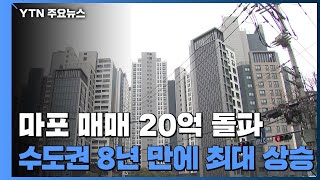 마포도 20억 원 돌파...수도권 8년 8개월 만에 최대 폭 상승 / YTN