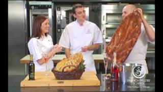 Fougasse Bread Demonstrated by The French Pastry School