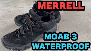 【MERRELL メレル】MOAB 3 WATERPROOF ライトなトレッキングと普段使い両方OK