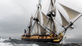 Replica of General Lafayette's ship returns to France