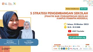 Pekan TPN X - KOL303 5 Strategi Pengembangan Sekolah