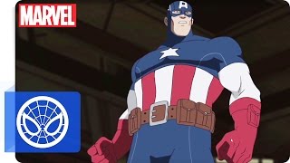 Der ultimative Spider-Man - Clip: Training mit Captain America | Marvel HQ Deutschland