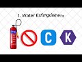 types of fire extinguishers and their uses safety firesafety homeowner