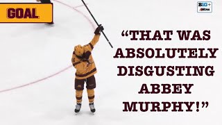 ABBEY MURPHY WITH THE DAB CELLY AFTER RIDICULOUS PENALTY SHOT