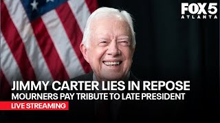 WATCH LIVE: President Jimmy Carter lies in repose at Carter Center | FOX 5 News