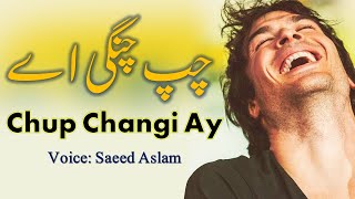 Punjabi Poetry Chup Changi Ay By Saeed Aslam | Punjabi Poetry | Whatsapp Status Videos