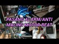 Pasang Alarm/Anti Maling motor Beat F1 injeksi