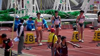 京都国体一次選考会　少年A女子100m決勝