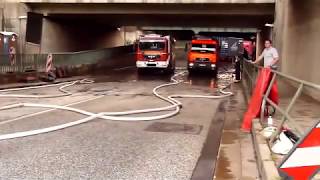 Unwetter über Hamburg - Feuerwehren im Dauereinsatz (06.06.11, Haupt-Video)