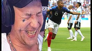 WM 2018 Argentinien vs Frankreich, aber MontanaBlack ist der Kommentator