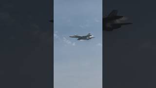 USN F/A-18F Super Hornet High Speed Pass at Offutt AFB