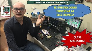 How the LC series resonant converter works