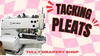 Folding \u0026 Tacking EURO Pleats  - Reliable Tacker Tutorial