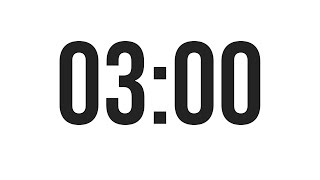 3 Minute Countdown timer (Minimal)