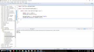 Using the DecimalFormat Object