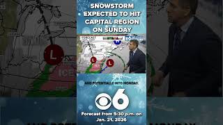 Snowstorm expected to hit Capital Region